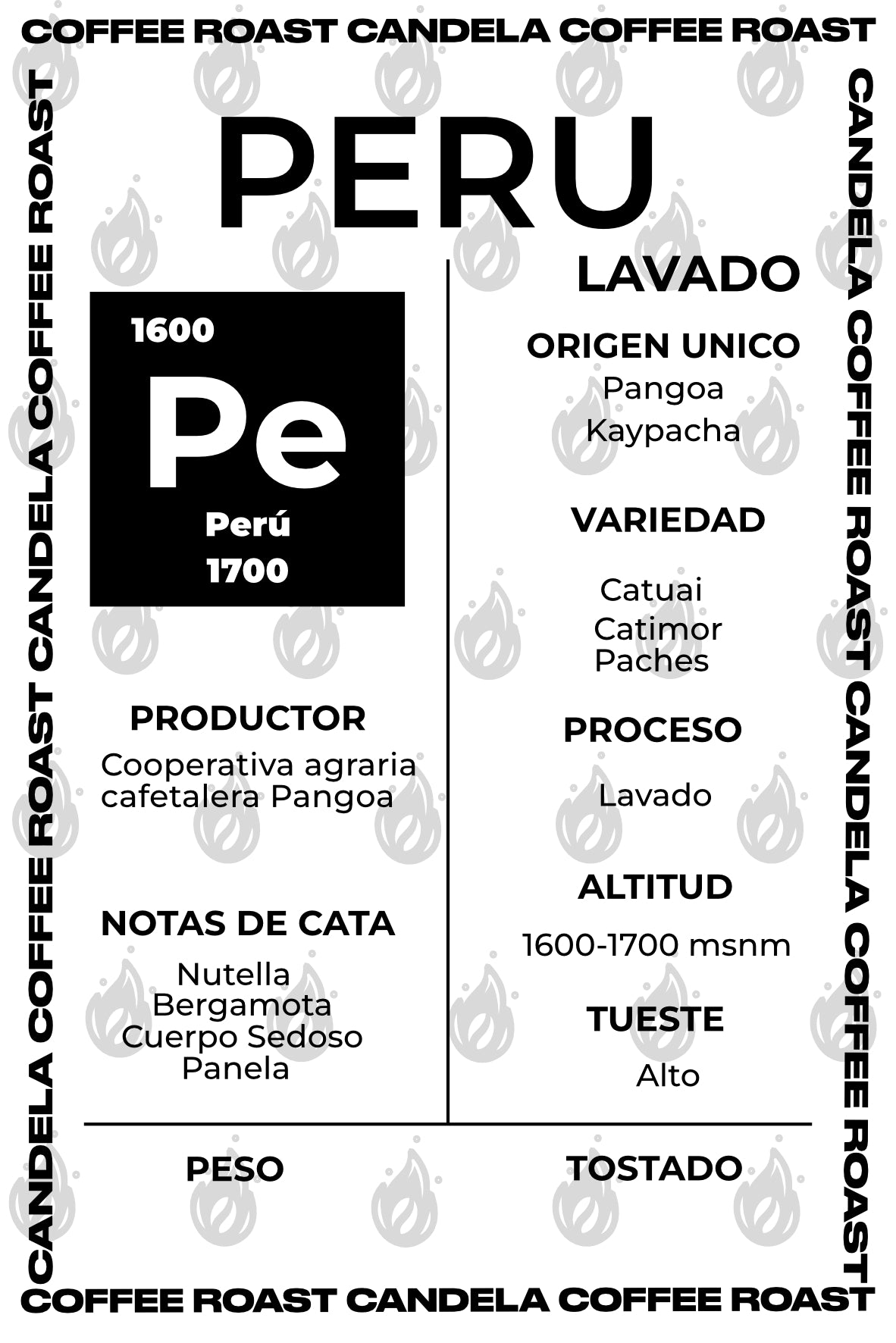 Café de Especialidad Perú Pangoa Kaypacha | Candela Coffee Roasters
