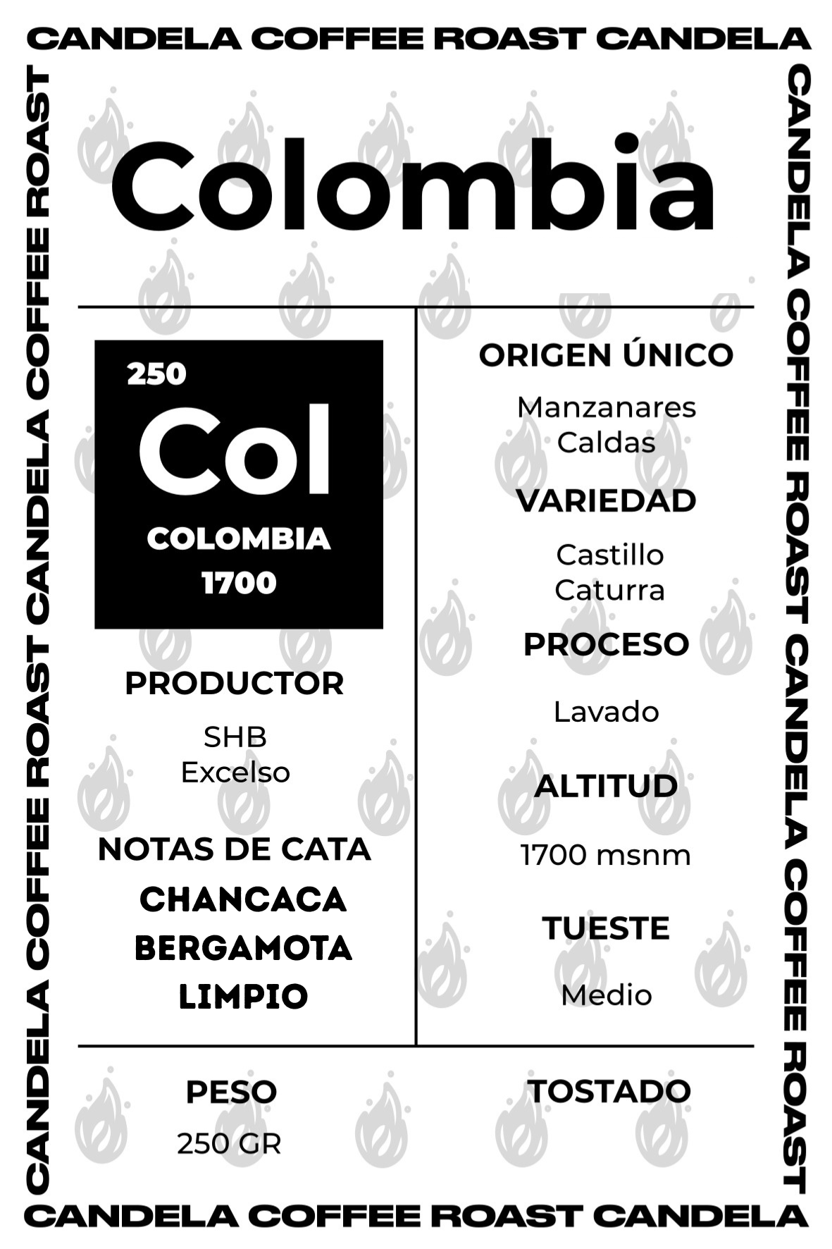 Café Descafeinado de Colombia Caldas | Candela Coffee Roasters